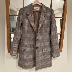 BB Dakota plaid blazer